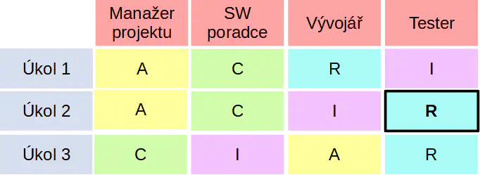 RACI matice v metodice